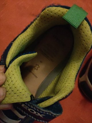 Zapatillas Geox niño azul