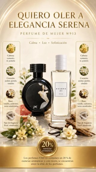 Perfume Mujer ESSENS W913 Floral Amaderada