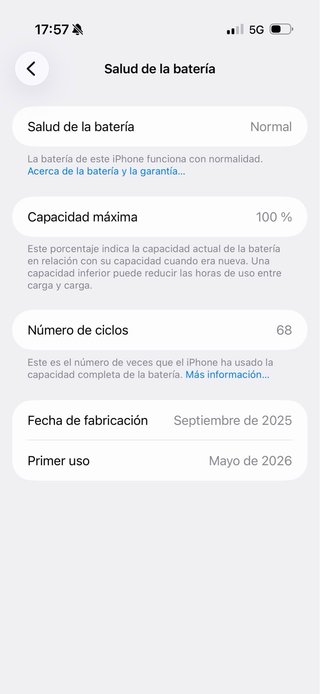 iPhone 17 Air 256GB Negro Nuevo