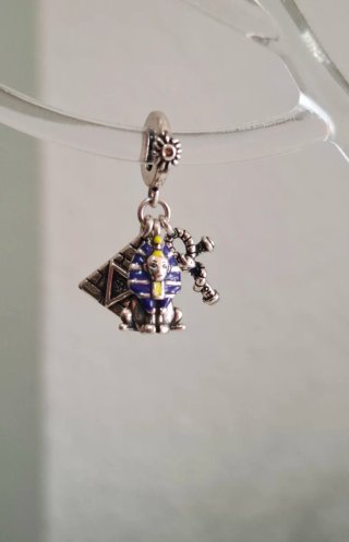 Conjunto Charm Egipto Pirámide Ankh