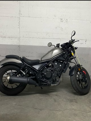 Honda Rebel 500 Cruiser Negra/Gris