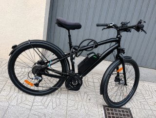 Bicicleta Eléctrica Negra Rueda 26