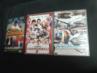 DVDs Los Locos de Cannonball I, II y III
