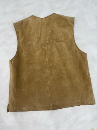 Gilet in pelle GIN TONIC uomo marrone