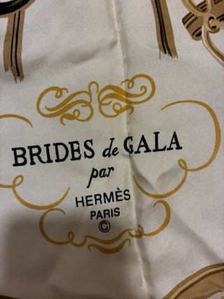 Foulard Hermès Brides de Gala