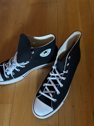 Converse negras altas