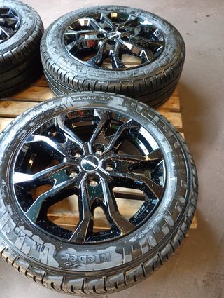 4 LLANTAS 17 AUTEC 5x118 NUEVAS Y NEUMÁTICOS