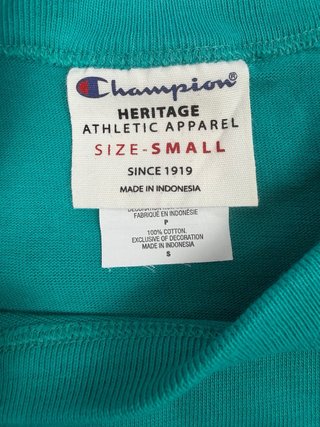 Camiseta Champion Turquesa Talla S