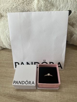 Anillo Pandora Corazón Chakra Blanco