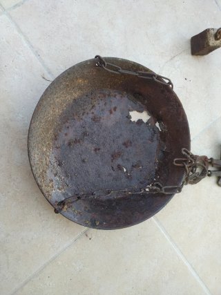 Bilancia antica in ferro