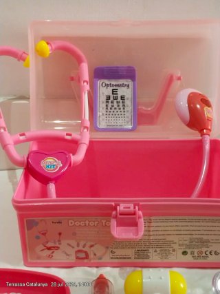 Maletín Doctor Juguete Rosa Nuheby