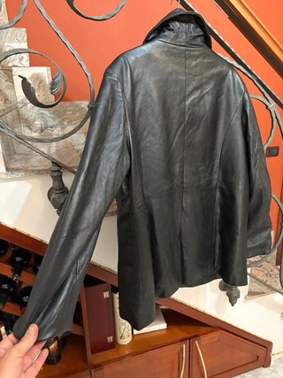 Giacca in vera pelle vintage morbida