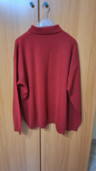 Maglione Guess Uomo Rosso Taglia XL Misto Lana