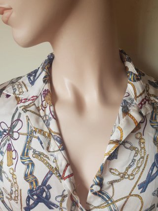 Blusa estampada mujer
