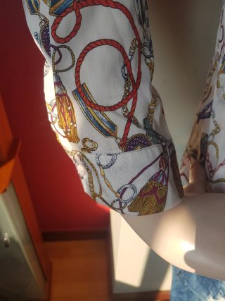 Blusa estampada mujer