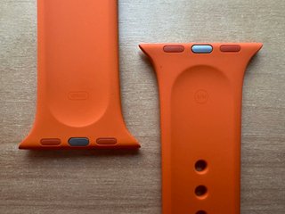 Apple Watch X Hermès 41mm. Orange Sport Band S/M