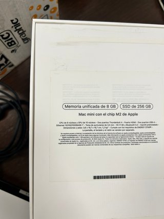 Mac mini M2 8GB RAM 256GB SSD