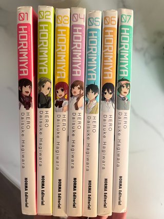 Lote libros Horimaya.Del 1 al 7 en perfecto estado