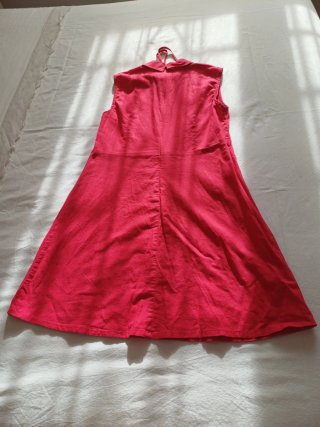 Abito rosso in cotone