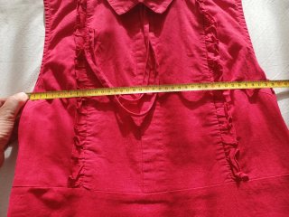 Abito rosso in cotone