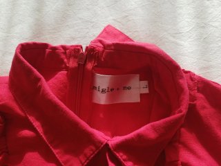 Abito rosso in cotone
