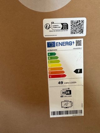 LG Nano 4K UHD AI TV 43 NU80B