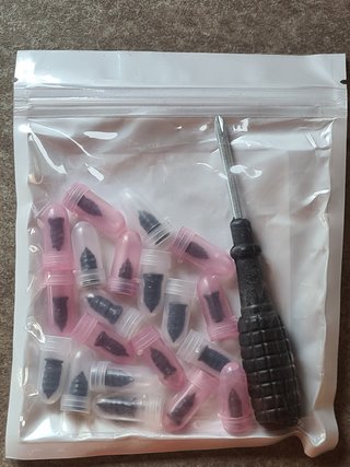 20 pz Kit Riparazione Pneumatici Chiodi Gomma Vite