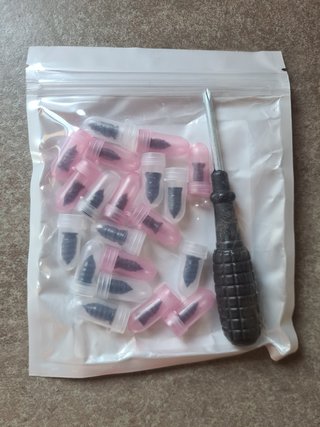 20 pz Kit Riparazione Pneumatici Chiodi Gomma Vite