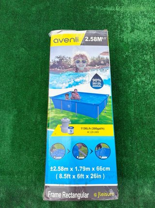 Piscina desmontable azul