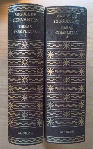 Cervantes Obras completas Aguilar – 2 tomos