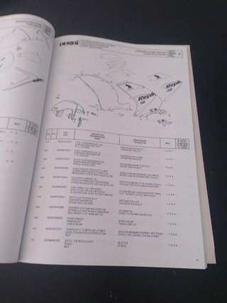 Manual Recambios Derbi GPR 50R Replica Racing