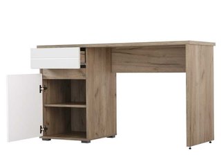 Escritorio Roble Gris y Blanco / en su caja