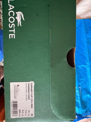 Zapatillas Lacoste Blancas Talla 41 EUR (8.5 USA)