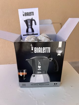 Cafetera Italiana Bialetti Brikka Induction