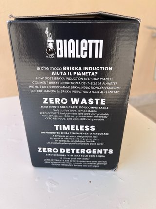 Cafetera Italiana Bialetti Brikka Induction