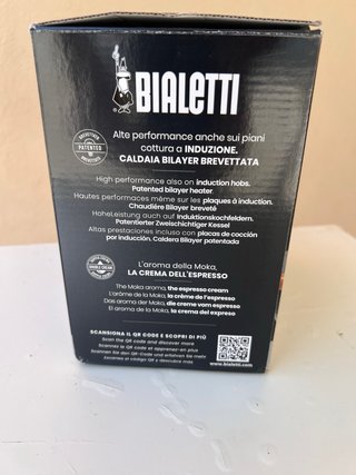 Cafetera Italiana Bialetti Brikka Induction