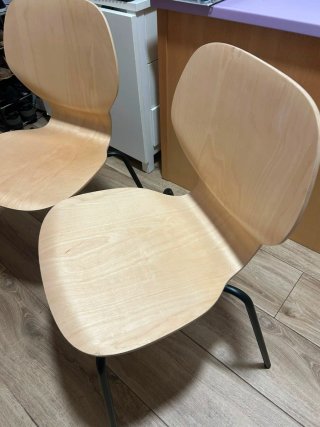 Sillas comedor IKEA madera y metal