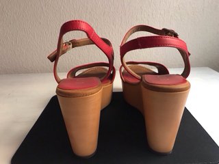 Sandalias UNISA Piel Rojas