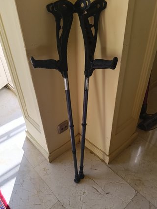 Muletas ortopédicas ajustables
