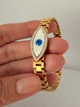 Pulsera rígida Ojo de la suerte