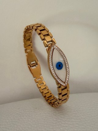 Pulsera rígida Ojo de la suerte