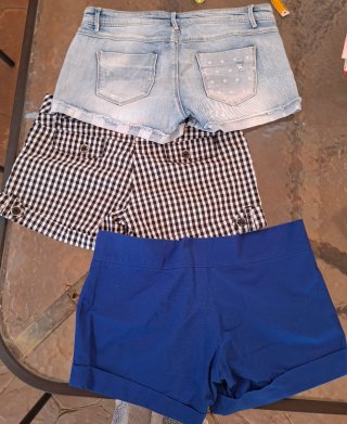 Lote 3 shorts mujer