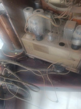 Radio Antigua Madera Marrón
