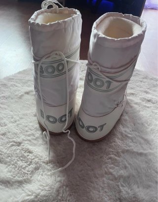 Moon Boot Scarponi Bianchi Taglia 38