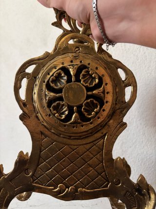 Espectacular Reloj de Sobremesa Vintage - Rococó