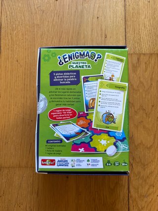 Juego de mesa Enigmas: Nuestro Planeta +7 años