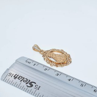 Colgante Virgen del Rocío oro 18k
