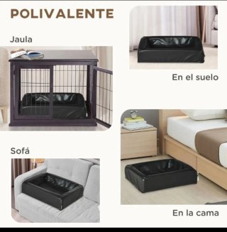 Colchón para mascotas negro