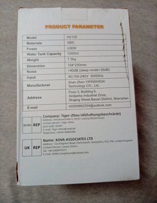 Deumidificatore 1000ml con LED