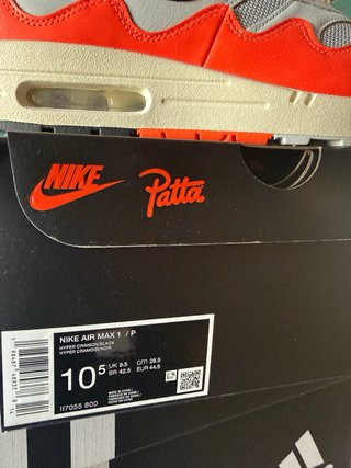 Nike Air Max 1 Patta Wave Orange